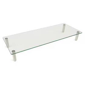 Mi-7263 Mount-it Glass Monitor Desk Stand 22in X 8.3in