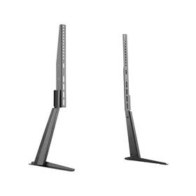 Mi-859 Mount-it Steel Pedestal Tv Stand Screens Up To 70 Inch Black