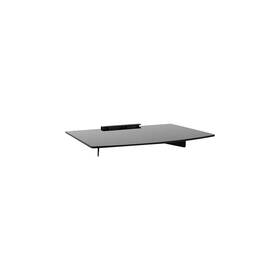 Mi-895 Mount-it Glass/steel A/v Component Wall-mounted Shelf Black