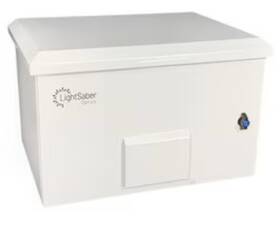 Lso-6uod-600450pm Mount Lightsaber Optics 6ru 24 Inch Wide X 18 Deep Outdoor Pole Cabinet