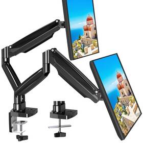 Mount Pro 971667276142 Dual Monitor Desk Fits 22 Inch To 35 Ultrawide Computer