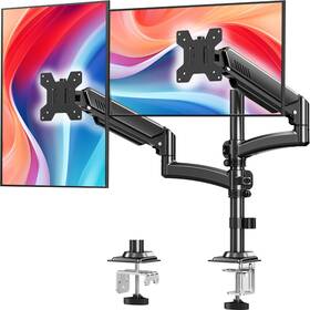 Mount Pro 971667279464 Dual Monitor Stand For Desk Taller Arms 2 Screens Up To 32 Inch