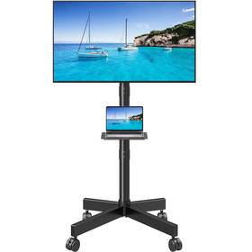 Wmp1117b Mount Pro Mobile Tv Stand Rolling Cart For 23-60 Inch Tvs