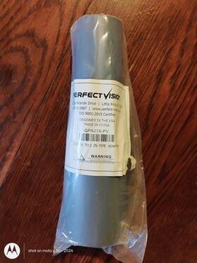 Qpa238-pv Mount 2-3/8 Inch To 2 Od Satellite Dish Pole Adapter Exede Wildblue New
