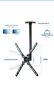 Mount-vc55a Vivo Black Manual Fully Adjustable Flat Ceiling Tv Mount For