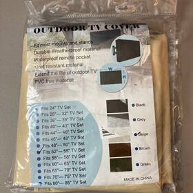 Mounting Dream 920138106617 Outdoor Tv Cover Weatherproof With Bottom For 52-55 Inch