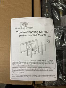 A032 Mounting Dream Full Motion Wall Mount -