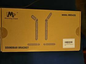 Md5420-ca Mounting Dream Md5420 Soundbar Mount Bracket For Above Or Under Tvs New In Box