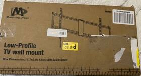 Mounting Dream Sprgn3ngdyj Low Profile Tv Wall Mount For Up To 70 In Black