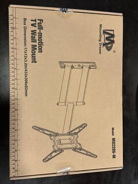 X000mqfjzj Mounting Dream Full Motion Tv Wall Mount Model Md2286-m