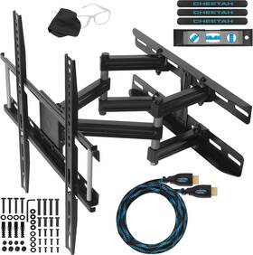 Mounts 445035797731 Articulating Dual Arms Tv Wall Mount For 32-65 Inch Tvs 115lbs Vesa 400x400mm