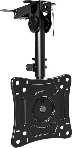 Mountup 445016379376 Folding Under Cabinet Tv Mount - Flip Down And Swivel Bracket Fits 13