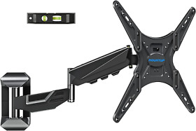Mountup Height Adjustable Tv Wall Mount For Most 23-55 Inch Tvs Full
