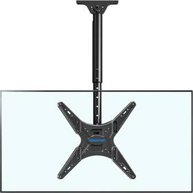 Mu0039 Mountup Ceiling Tv Mount For Most 24ftft- 65ftft Tvs Hanging Black