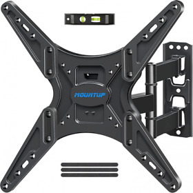 Mu0014 Mountup Tv Wall Mount Swivel And Tilt Full Motion For Most Black