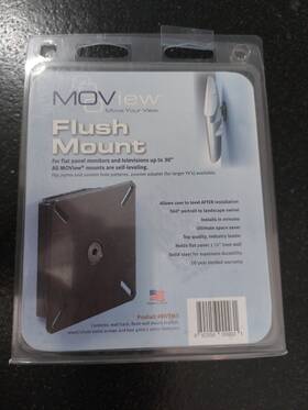 Moview 892056000031 Move Your View - Flush Mount For Tvs Monitors Up To 30 Inch Free Shipping