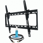 Mt643 Monster Cable New 30 65 Large Tilt Mount With Hdmi Screen 0852314002948