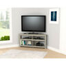 Mtv-17019 Inval Corner Tv Stand With Smoked Oak Fits Tvs Up