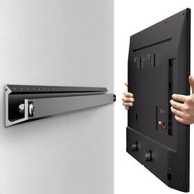A0201-62.5 Muakioy Tv Wall Mount Bracket Studless No Drill Stud Smart Hanger For 32-75 Inch