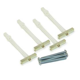 Ze-bb-24014 My Cable Mart 4-pack Drywall Installation 2.5inch Bolt/anchor Kit By Snaptoggle