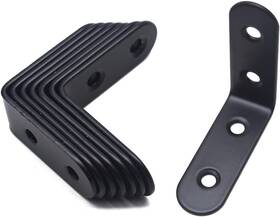 Amt05310203 My Mironey Black L Brackets Heavy Duty 2 Inch X 0.7