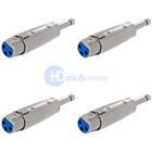 N-hd-1123 Lot Of 4 Hdmi And More Pin Xlr Female To Mono Male