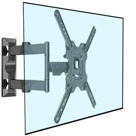 1001030610 Nb North Bayou Tv Wall Mount Full Motion Bracket For Most 32-55 Inch