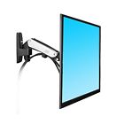 Nbf120-silver North Bayou Tv Monitor Wall Mount Bracket With Full Motion