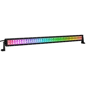 Nicoko Straight 240w 42inch Led Light Bar With Flowing Chasing Rgb Halo 10