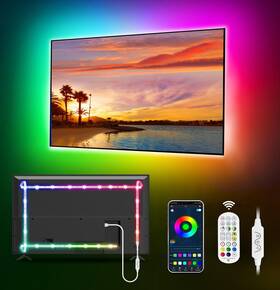 Sks-bt-10 Nobrand Rgb Led Strip For 32-43in Tv Bt App Music Sync