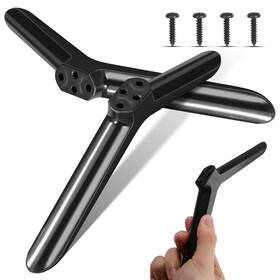 Nolitoy 19c0ajd8m8rb56u7zg3 2pcs Tv Stand Legs Replacement For 40-43 Inch Flat Screen Black Tabletop