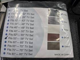 Nsioutlet 601549189302 60-65 Inch Outdoor Tv Cover Fitted Waterproof Weatherproof Television Protector