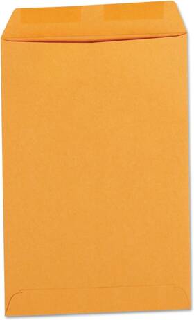 Unv40105 Office Products 711181687170 24 Lbs. Bond Weight #1 Square Flap 6 Inch X 9 Gummed Closure Catalog