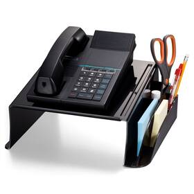 12.5x10.125x5.25 Officemate B001afh2mi Black Telephone/laptop Stand Computer Riser Inch