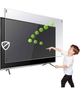 1963988 Olycism Tv Screen Protector Panel Acrylic Hd Clear Protective Cover 55 Inch