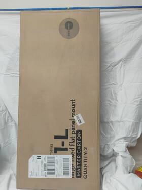 Omnimount 1n1-l Lot Of 2 H Series Fixed Flat Panel Wall Mounts