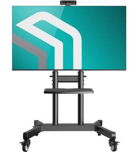 198.4 Onkron 262392440246 Mobile Tv Stand For 50-90 Inch Tvs Up To Lbs Tilting And Height Adjustab
