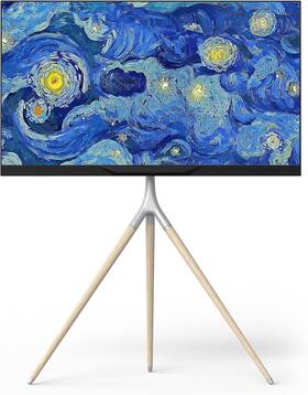 Ts1220-w Onkron Easel Tv Stand For 32-65 Inch Screen Up To 77 Lbs Height Adjustable