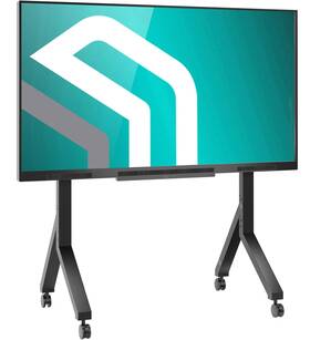 Ts2081-b Onkron Mobile Tv Stand On Wheels For 70-110 Inch Screen Max Load 276 Lbs Adjustabl