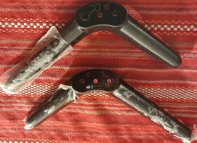 100002430 Onn Rare Tv Stand Legs Has Screws I Ship Fast