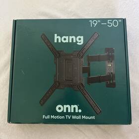 100002715 Onn Hang Tv Wall Mount For 19-50 Inch Missing 9 Screws And 4 Extension Arms