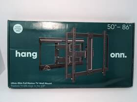 100070791 Onn Ultra Slim Full Motion Tv Wall Mount 50-86 Inches Ships From Usa