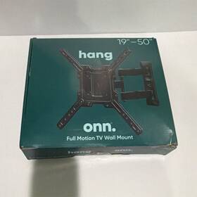 2127a Onn. Full Motion Tv Wall Mount 19-50 Inch Black Vesa 75x75-400x400 77 Lbs