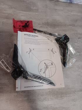 32s2v1 Onn 31.5 Inch Tv Stand Legs With Screws For Model # Original New Sealed