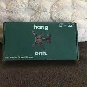 100010104 Onn Full Motion Wall Mount Bracket For Tvs Up To 32inch Black