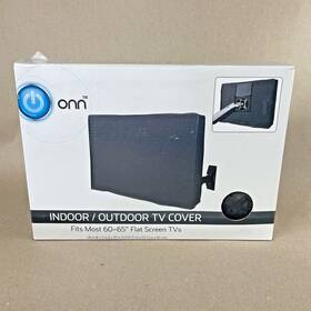 Ona18av023 Onn Indoor/outdoor Tv Cover Weather Resistant Fits Most 60-65 Inch Flat Screen Tvs