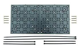Out Of Sight Brackets 856993003487 Universal Adjustable Mounting Bracket Kit With Cable Organizer For Flat Panel Tv