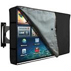 Outdoortvtransparentblack46 Outdoor Tv Cover With Clear Front Universal Weatherproof 736983030603