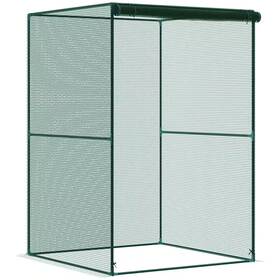 Outsunny 726084185197 47.25 Inch W X D 70.75 H Steel Hdpe Green Crop Cage