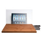 Pad-bcbg Cta Digital Tablet Knife Storage Bamboo Cutting Board With Screen Shield 656777013226 Pad-bcbg Cta Digital Tablet Knife Storage Bamboo Cutting Board With Screen Shield 656777013226
